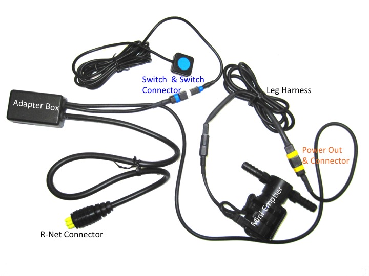 A Typical R-Net Assembly For A Mini Emptier Kit